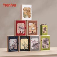 Emballage Tianhui boîte de papier de luxe écologique personnalisée avec bidon pour le thé en vrac coffret cadeau