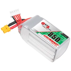 GAONENG GNB 4S 850MAH 14.8V 75CXT30コネクタプラグLiPoバッテリーFPVRCドローン250インチクワッド