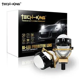 Tech-King M25-3.0 Inch Bi Led Projector Lens Koplamp Dual-Purpose Bracket Retrofit Custom Dubbel Licht Cup Lens Koplampen