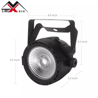 Lampu Sorot LED Club Mini COB Par RGBW 30W UV DMX512 Kontrol Otomatis Master-Slave untuk DJ, Pernikahan, dan Panggung