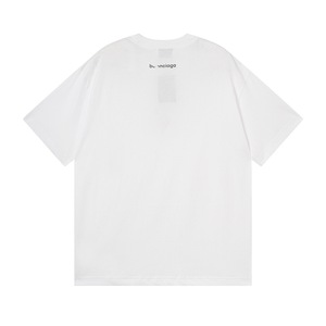 <span class=keywords><strong>B</strong></span> Brand 2026 Primavera/Estate Nuova Maglietta Semplice Retrò con Micro-Logo Riflettente e Scritta, Manica Corta, Girocollo, Unisex per Coppie - Product Image 4