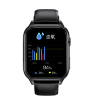 Reloj Inteligente con Alerta de Emergencia AI Life Health T1-Pro LTE NFC AMOLED con Pantalla Cuadrada, Monitoreo de Oxígeno en Sangre, Frecuencia Cardíaca y Correa de Silicona