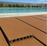 Planches de terrasse en composite WPC co-extrudées, imperméables, durables, pour extérieur, jardin, patio, terrasse, directement de l'usine