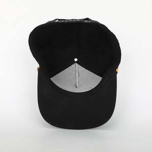 Vente en gros Chapeau personnalisé OEM Écusson de broderie Logo Bordure plate Gorras 5 Panneaux Polyester Tissé Écusson Corde de haute qualité Casquette Snapback - Product Image 6