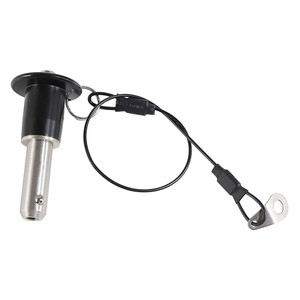 Goupilles de sécurité en aluminium à fixation rapide, goupilles à bouton à dégagement rapide en acier inoxydable, goupilles à bille avec anneau - Product Image 3
