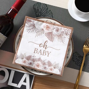 Gold-stamped birthday <b>paper</b> napkins, high-end disposable <b>paper</b> napkins for hotels, restaurants, celebrations, and - Product Image 4