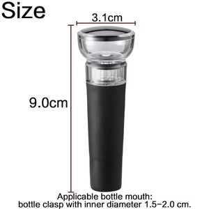 Bouchon de bouteille en silicone réutilisable et écologique pour la conservation du vin rouge, avec pompe manuelle à aspiration pour la maison (vente en gros) - Product Image 4