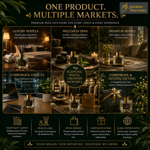 Fabrication sur mesure de diffuseurs à bâtonnets de 50 ml – Parfums d'ambiance de luxe – Production OEM par tierce partie – Emballage de parfum sous marque privée - Product Image 1
