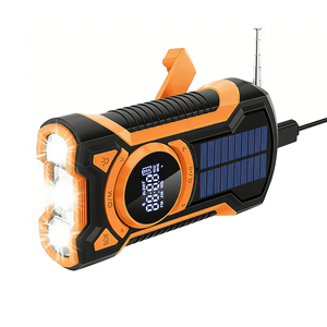 Radio de Emergencia Solar ALECTER con Manivela, Banco de Energía, Linterna, Alerta Meteorológica SOS NOAA, Resistente al Agua IPX5 para Huracanes - Product Image 3