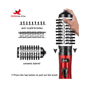 Cepillo de Aire Caliente 2 en 1 HQ Mixed Proc Discount Flexible Corde, Rizador de Pelo, Plancha de Pelo Eléctrica Profesional - Product Image 6