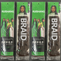 Offre Spéciale classique 82 pouces 165G tressage cheveux Super soyeux eau chaude réglage sans enchevêtrement fibre synthétique Extension de cheveux