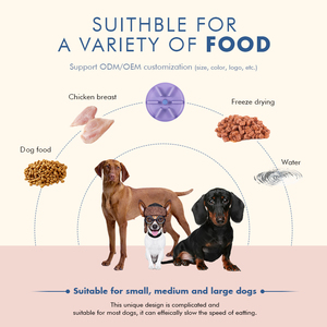 Ciotola per Cani a Lenta Alimentazione, Colore Personalizzabile, Aiuta i Cani a Mangiare Più Lentamente e in Modo Sano, per Uso Esterno e Quotidiano - Product Image 5