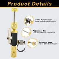 Outil d'installation et de retrait de noyaux de valve 1/4" 5/16" pour climatisation