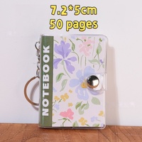 Carnet de notes mignon avec couverture en PVC et porte-clés pour étudiants, vente en gros de cahiers de composition, papeterie scolaire, breloque de sac, cadeau pour fille