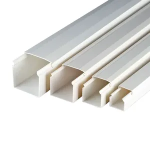 PVC TRUNKING WITH SELF ADHESIVE OR WITHOUT SELF ADHESIVE