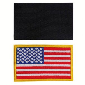 Écusson brodé personnalisé drapeau national - Écusson thermocollant tissé pour vêtements et sacs - Product Image 6