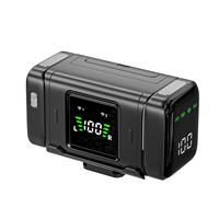 Microphone Lavalier Sans Fil avec Boîtier de Charge, Enregistrement Sans Perte, Moniteur en Temps Réel, pour Interviews en Extérieur et Diffusion en Direct