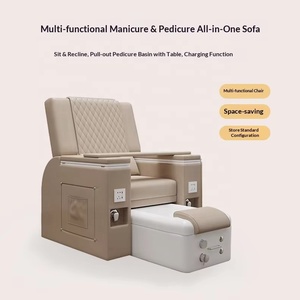 Sillón de Pedicura Automático de Lujo con Reclinación de 180 Grados, Masaje, Spa para Pies, Sofá Profesional para Salón de Belleza y Pedicura - Product Image 2