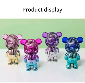 Ventilador de Mano CITICITY Fashion Bear, Mini Ventilador Portátil con Batería de Gran Capacidad, Ventilador Recargable USB de Alta Velocidad para Bodas/Fiestas - Product Image 5