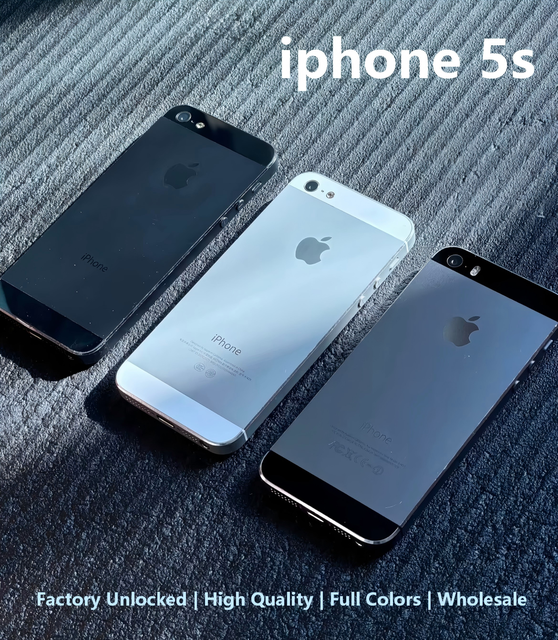 Used iPhone 5s Factory Unlocked Original Mobile Phone High Quality Wholesale 16/32/64GB Full Color Stock