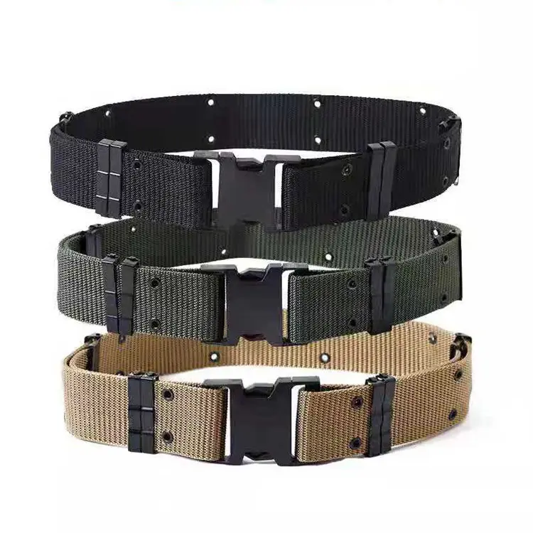 Custom High quality cheap customized nylon outdoor security buckle waist tactical belt