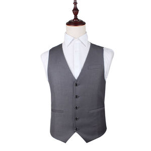 Gilet classico di moda per gli uomini formale abito Casual vestito Slim gilet quantità di lino cotone invernale - Product Image 5