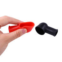 Funda Aislante para Terminales de Batería de Coche CQ CQ022, Protector de Cable de Batería Automotriz Tipo Tubo, Cubierta para Polo Positivo y Negativo