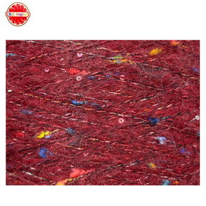 Hot bán pha trộn <span class=keywords><strong>Polyester</strong></span> <span class=keywords><strong>Acrylic</strong></span> Knot sợi với lurex sequin nhuộm sợi ưa thích cho những người đam mê dệt kim phổ biến - Product Image 2