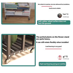 Roulettes en acier robustes à tige filetée multi-tailles (1-2 pouces) avec frein silencieux et mini-roues en caoutchouc TPR, supportant la personnalisation OEM - Product Image 5