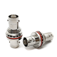 Adaptateur coaxial RF BNC femelle 75 ohms à montage sur panneau avec connecteurs coaxiaux
