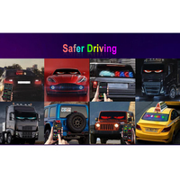 Écran LED souple grand format de haute qualité pour voiture, camion, intérieur/extérieur, programmable, avec affichage LED Devil Eyes