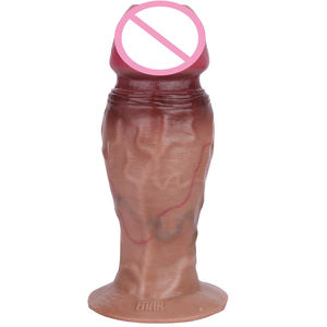 FAAK 6.7 "Silicone ovopositore Dildo Tunnel cavo con 5 uova per adulti massaggio anale palle di masturbazione - Product Image 2