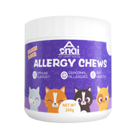 Comprimés à mâcher probiotiques personnalisés pour chiens, marque privée, complément alimentaire pour allergies et système immunitaire, pour la santé intestinale, également pour chats