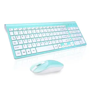 Factory Direct 104-key Custom Color Silent Typing Experience Wireless Keyboard and Mouse