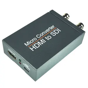 Convertisseur HDMI vers SDI en aluminium avec adaptateur BNC 1080P/720P Transmission vidéo jusqu'à 164ft/50m