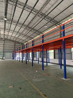 Étagère de mezzanine à plusieurs niveaux pour économiser de l'espace, plateforme pour le stockage de marchandises en vrac et de palettes dans les bâtiments de grande hauteur