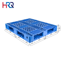Haute norme exportation Europe Hdpe/PP stockage Transport Double face 1100x1100 palette en plastique