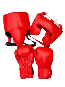 Guantes de Boxeo de Cuero Personalizados, Juego de Guantes de Kickboxing para Entrenamiento, con Cierre Ajustable de Gancho y Bucle para Sparring en el Gimnasio - Product Image 1
