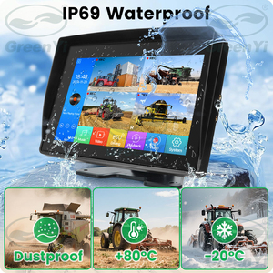 9 <span class=keywords><strong>inch</strong></span> ip69 không thấm nước chống bụi xe 4 kênh AHD IPS màn hình màn hình cho xe tải Trailer rvs van kỹ thuật nông nghiệp xe - Product Image 3