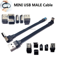 Original personnalisé en usine Flexible ultra mince USB3.1Câble micro fpc câble usb profil bas coudé USB données fil de charge d'alimentation