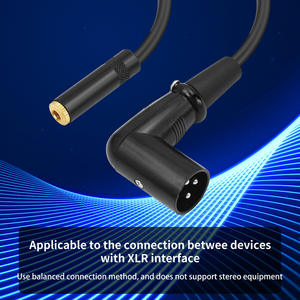 Haute qualité 3 broches <span class=keywords><strong>XLR</strong></span> mâle à 3.5mm <span class=keywords><strong>Mini</strong></span> câble Audio <span class=keywords><strong>Jack</strong></span> stéréo câble DMX pour projecteur caméra voiture avec connecteur RCA - Product Image 6