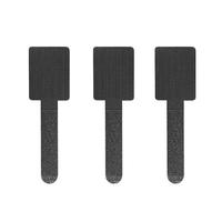 Attaches-câbles en nylon auto-adhésifs pour câbles d'alimentation et de données avec support adhésif 3M, lot de 10