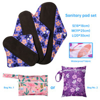 Pembalut Kain Reusable 6 Pcs Harga Terjangkau 20*25cm, Super Serap Dapat Dicuci untuk Wanita