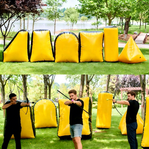 Bunker Gonfiabili per Arena di <span class=keywords><strong>Paintball</strong></span> e Zone di Gioco di Tiro con l'Arco in PVC Telato per Giochi all'Aperto - Product Image 2