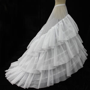 P1528 Robe de mariée élégante multicouche <span class=keywords><strong>Jupon</strong></span> <span class=keywords><strong>long</strong></span> - Product Image 4