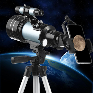 Telescopio astronómico F30070 de 70 mm, profesional, para observación de estrellas, para niños, estudiantes, portátil, para uso en exteriores - Product Image 1