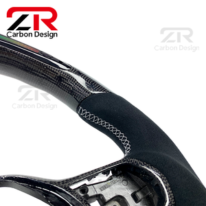 พวงมาลัยหนังคาร์บอนไฟเบอร์ LED แสดงรอบเครื่องยนต์ สำหรับตกแต่งภายในรถยนต์สไตล์สปอร์ต สำหรับ Honda <span class=keywords><strong>Civic</strong></span> รุ่นที่ 11 Accord CR-V Integra - Product Image 4