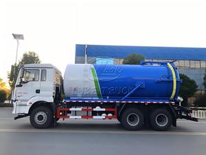 รถบรรทุกดูดสิ่งปฏิกูลอุตสาหกรรม SHACMAN M3000 ระบบสุญญากาศความเสถียรสูง ผลิตตามสั่งสำหรับส่งออก ใช้สำหรับบำบัดน้ำเสียในเขตเมือง - Product Image 2