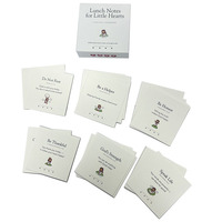 Boîte magnétique personnalisée, ensemble de cartes d'affirmation avec versets bibliques pour enfants, cartes flash pour enfants, cartes imprimées en offset, film artistique en carton