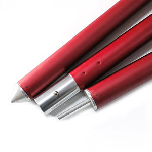 OEM kustom teleskopik luar ruangan aluminium dapat disesuaikan 6063 <span class=keywords><strong>6065</strong></span> tiang terpal Kemah tiang tenda penampungan matahari - Product Image 2
